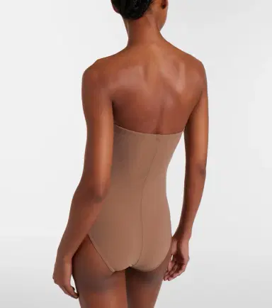 Karla Colletto Tess floral-appliqué swimsuit | Thumbnail 5