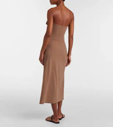 Karla Colletto Tess floral-appliqué beach cover-up | Thumbnail 4