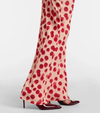 Stella McCartney Off-shoulder printed mesh maxi dress | Thumbnail 4