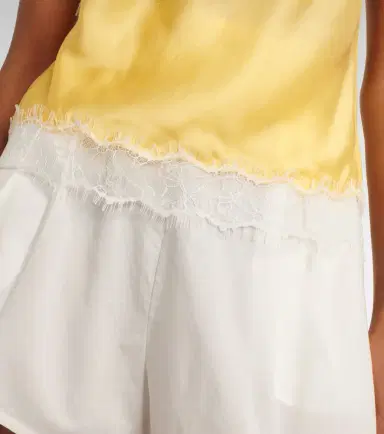 Poupette St Barth Zely lace-trimmed satin camisole | Thumbnail 3