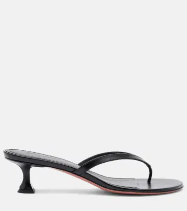 Amina Muaddi Juliette leather thong sandals | Thumbnail 3