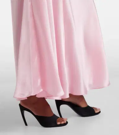 Rodarte Lace-trimmed silk cocktail dress | Thumbnail 3