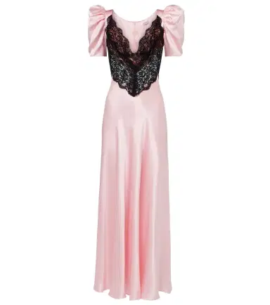 Rodarte Lace-trimmed silk cocktail dress | Thumbnail 1