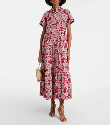 Erdem Embroidered cotton-blend shirt dress | Thumbnail 3 Erdem Embroidered cotton-blend shirt dress | Thumbnail 3