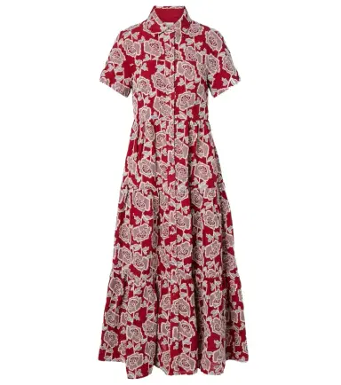 Erdem Embroidered cotton-blend shirt dress | Thumbnail 1 Erdem Embroidered cotton-blend shirt dress | Thumbnail 1