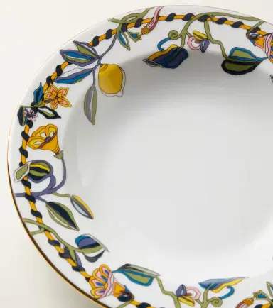La DoubleJ Borboni White set of 2 porcelain soup plates | Thumbnail 4
