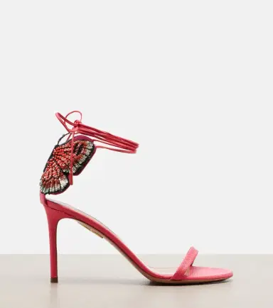 Aquazzura Papillon D'Amour embellished sandals | Thumbnail 3