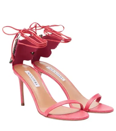 Aquazzura Papillon D'Amour embellished sandals | Thumbnail 1