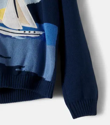 Pepa London Intarsia cotton sweater | Thumbnail 2