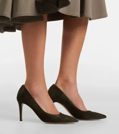 Gianvito Rossi Gianvito suede pumps | Thumbnail 6 Gianvito Rossi Gianvito suede pumps | Thumbnail 6