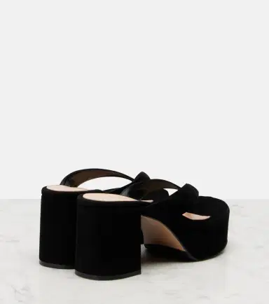 Gianvito Rossi Suede platform thong sandals | Thumbnail 2