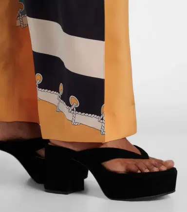 Gianvito Rossi Suede platform thong sandals | Thumbnail 5