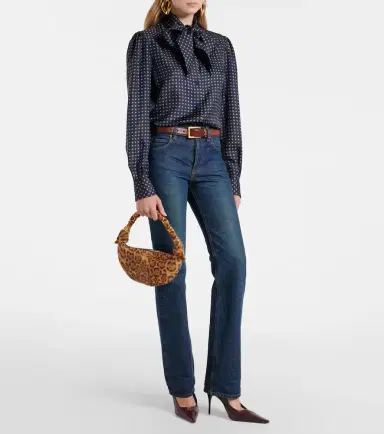 Saint Laurent Amalia Mini calf hair top-handle bag | Thumbnail 5