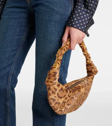 Saint Laurent Amalia Mini calf hair top-handle bag | Thumbnail 6