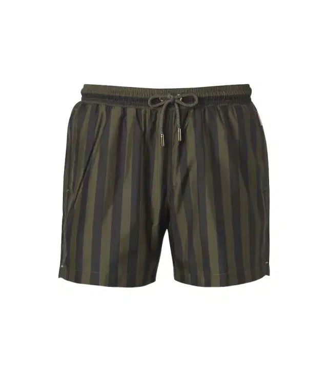 Boxer striped swim trunks