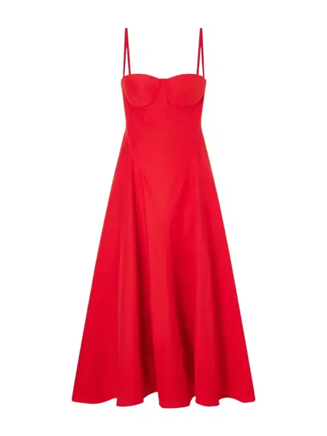 Marigot Paneled Cotton-blend Poplin Maxi Dress