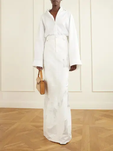 Ralph Lauren Collection Natallia Cotton Maxi Skirt | Thumbnail 2