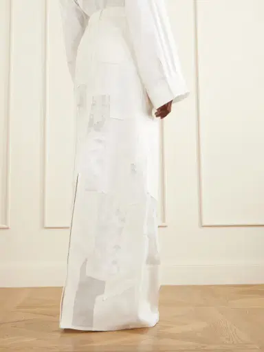 Ralph Lauren Collection Natallia Cotton Maxi Skirt | Thumbnail 3