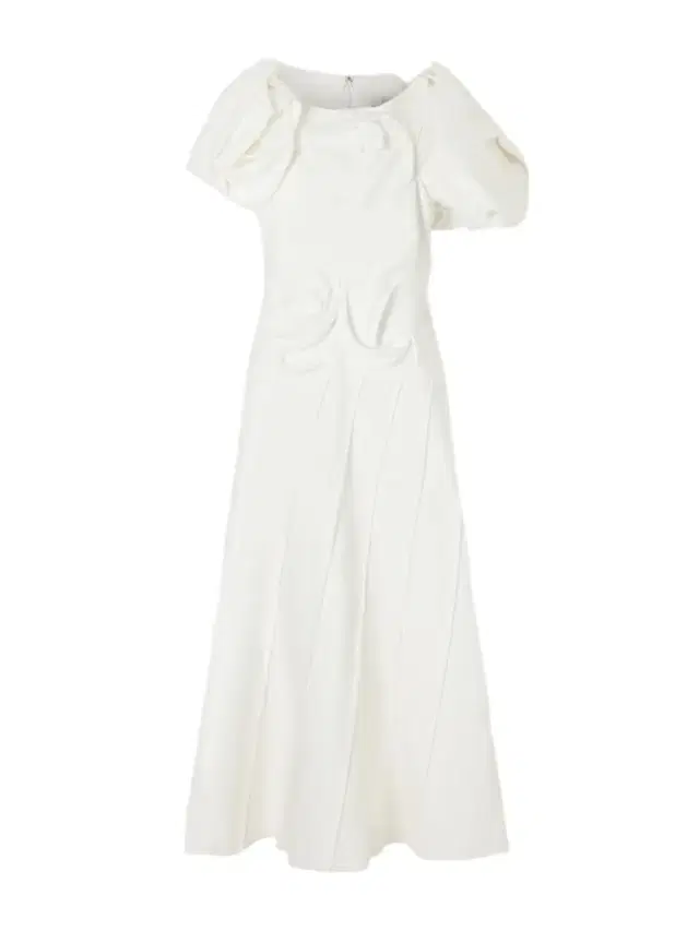 Navi Linen Midi Dress