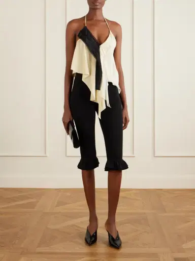 COLLEEN ALLEN Halter Silk-blend Blouse | Thumbnail 2 COLLEEN ALLEN Halter Silk-blend Blouse | Thumbnail 2