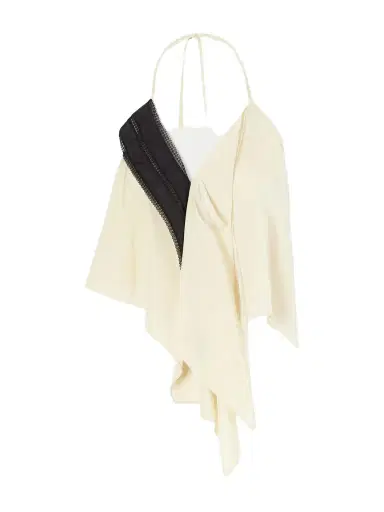 COLLEEN ALLEN Halter Silk-blend Blouse | Thumbnail 1 COLLEEN ALLEN Halter Silk-blend Blouse | Thumbnail 1