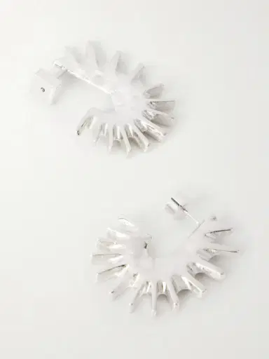Jacquemus Les Boucles Hippocampe Silver-tone Earrings | Thumbnail 3