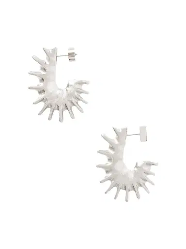 Jacquemus Les Boucles Hippocampe Silver-tone Earrings | Thumbnail 1