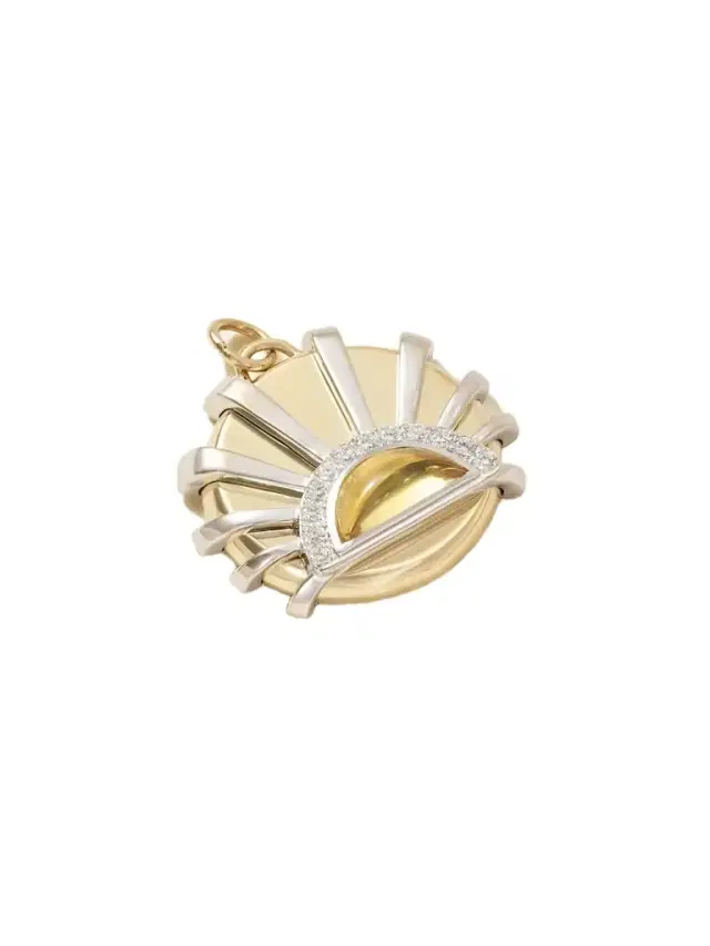 Sun Dawn 18-karat Gold, Citrine And Diamond Necklace