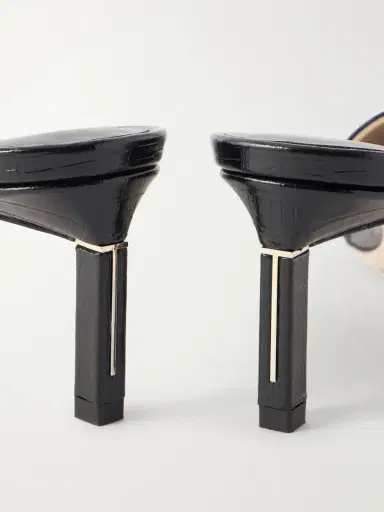 Tom Ford T Mule 55 Croc-embossed Leather Sandals | Thumbnail 5 Tom Ford T Mule 55 Croc-embossed Leather Sandals | Thumbnail 5