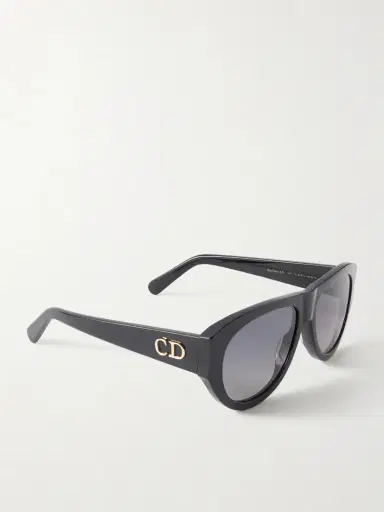 DIOR Eyewear Diorglow A1u Aviator-style Acetate Sunglasses | Thumbnail 3