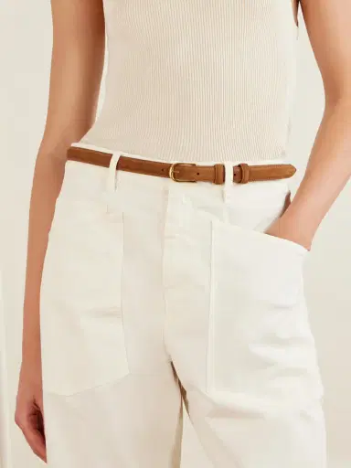 Nili Lotan Jane Suede Belt | Thumbnail 2 Nili Lotan Jane Suede Belt | Thumbnail 2