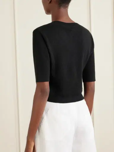 Le Kasha Fano Cropped Cashmere Cardigan | Thumbnail 3 Le Kasha Fano Cropped Cashmere Cardigan | Thumbnail 3