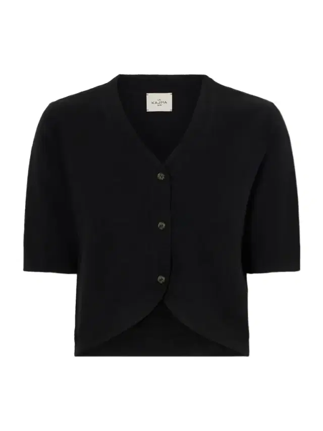 Le Kasha Fano Cropped Cashmere Cardigan