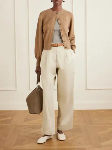 Le Kasha Gaya Pointelle Knit Cashmere Cardigan | Thumbnail 2 Le Kasha Gaya Pointelle Knit Cashmere Cardigan | Thumbnail 2