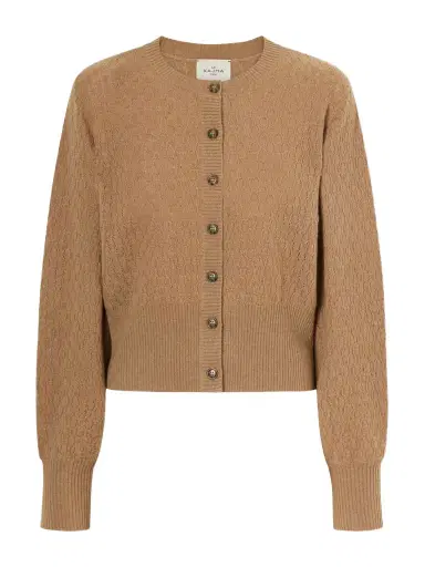 Le Kasha Gaya Pointelle Knit Cashmere Cardigan | Thumbnail 1 Le Kasha Gaya Pointelle Knit Cashmere Cardigan | Thumbnail 1