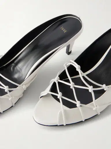 Jude Knotty Leather Pumps | Thumbnail 5