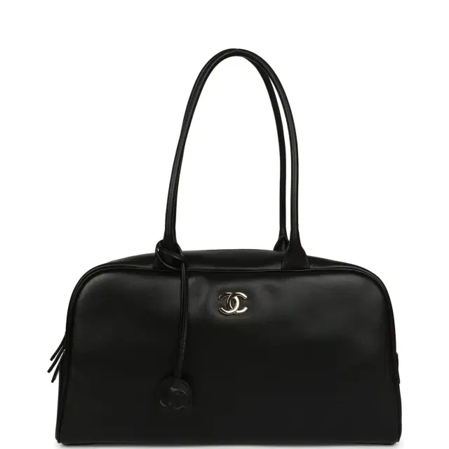 Chanel Chanel Large "Perfect Bowling" Bag Black Calfskin Gold Hardware