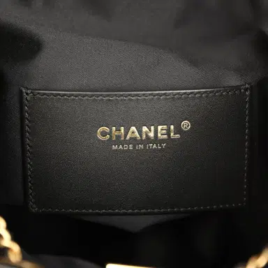 Chanel Chanel Medium 25 Hobo Bag Black Caviar Antique Gold Hardware | Thumbnail 10