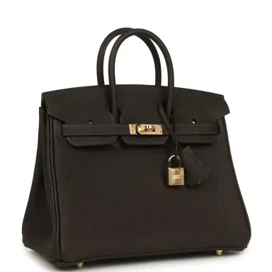 HERMÈS Hermes Birkin 25 Bai-Brun Togo Permabrass Hardware | Thumbnail 2 HERMÈS Hermes Birkin 25 Bai-Brun Togo Permabrass Hardware | Thumbnail 2