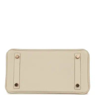 HERMÈS Hermes Birkin 25 Craie Togo Rose Gold Hardware | Thumbnail 6 HERMÈS Hermes Birkin 25 Craie Togo Rose Gold Hardware | Thumbnail 6