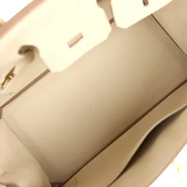 HERMÈS Hermes Birkin 25 Craie Togo Rose Gold Hardware | Thumbnail 8 HERMÈS Hermes Birkin 25 Craie Togo Rose Gold Hardware | Thumbnail 8