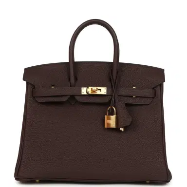 HERMÈS Hermes Birkin 25 Rouge Sellier Togo Gold Hardware | Thumbnail 1 HERMÈS Hermes Birkin 25 Rouge Sellier Togo Gold Hardware | Thumbnail 1