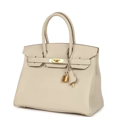 HERMÈS Hermes Birkin 30 Craie Togo Gold Hardware | Thumbnail 5 HERMÈS Hermes Birkin 30 Craie Togo Gold Hardware | Thumbnail 5