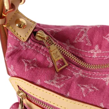 Louis Vuitton Louis Vuitton Baggy NM Fuchsia Denim Monogram Gold Hardware | Thumbnail 8 Louis Vuitton Louis Vuitton Baggy NM Fuchsia Denim Monogram Gold Hardware | Thumbnail 8