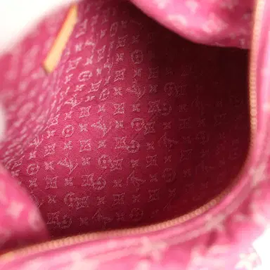 Louis Vuitton Louis Vuitton Baggy NM Fuchsia Denim Monogram Gold Hardware | Thumbnail 9 Louis Vuitton Louis Vuitton Baggy NM Fuchsia Denim Monogram Gold Hardware | Thumbnail 9