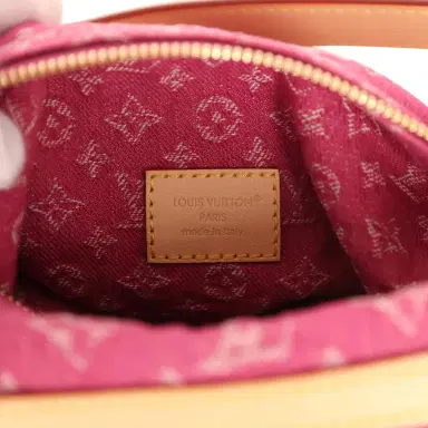 Louis Vuitton Louis Vuitton Baggy NM Fuchsia Denim Monogram Gold Hardware | Thumbnail 10 Louis Vuitton Louis Vuitton Baggy NM Fuchsia Denim Monogram Gold Hardware | Thumbnail 10