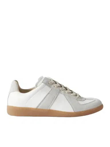 MAISON MARGIELA FINE Replica Leather and Suede Sneakers | Thumbnail 1 MAISON MARGIELA FINE Replica Leather and Suede Sneakers | Thumbnail 1