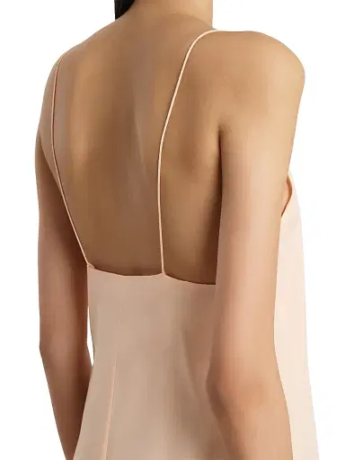 Khaite Women's Iben Cotton Midi-Dress - Light Peach | Thumbnail 6 Khaite Women's Iben Cotton Midi-Dress - Light Peach | Thumbnail 6