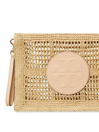 Tory Burch Women's Ella Crochet Pouch | Thumbnail 4 Tory Burch Women's Ella Crochet Pouch | Thumbnail 4