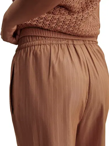 Varley Women's Rowan Striped Cotton High-Rise Straight-Leg Pants | Thumbnail 7
